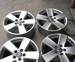 17" genuine vw alloys
