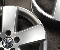 17" genuine vw alloys