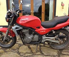 1998 Kawasaki Er500 motorbike