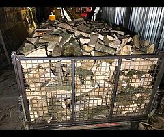 Trailer loads of hardwood timber