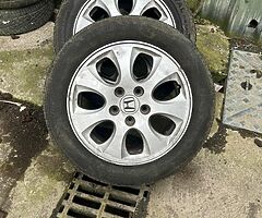 4 Honda 5x114 wheels