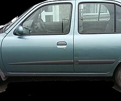01 nissan micra. Selling for a friend.