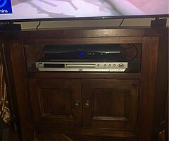Tv unit €80 sitting room unit €60 matching set or can be sold seperate.