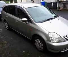 Honda Stream 1,7 Automatic parts only