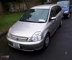 Honda Stream 1,7 Automatic parts only