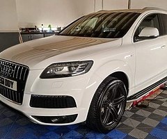 White 2012 Audi Q7 3.0TDI 245BHP Quattro S Line Plus 5dr 8 speed for sale may swap or P/X