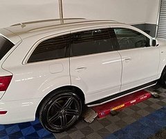 White 2012 Audi Q7 3.0TDI 245BHP Quattro S Line Plus 5dr 8 speed for sale may swap or P/X