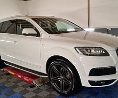 White 2012 Audi Q7 3.0TDI 245BHP Quattro S Line Plus 5dr 8 speed for sale may swap or P/X - Image 4/8