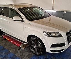 White 2012 Audi Q7 3.0TDI 245BHP Quattro S Line Plus 5dr 8 speed for sale may swap or P/X - Image 5/8