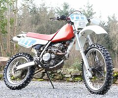 1989 honda xlr250 with irish registration book