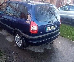 Opel zafira nct until 08/22