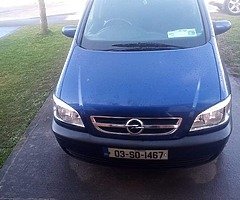 Opel zafira nct until 08/22 - Image 6/6