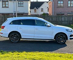 White 2012 Audi Q7 3.0TDI 245BHP Quattro S Line Plus 5dr 8 speed for sale may swap or P/X