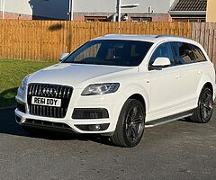 White 2012 Audi Q7 3.0TDI 245BHP Quattro S Line Plus 5dr 8 speed for sale may swap or P/X - Image 4/10
