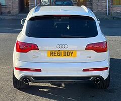 White 2012 Audi Q7 3.0TDI 245BHP Quattro S Line Plus 5dr 8 speed for sale may swap or P/X - Image 5/10