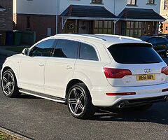 White 2012 Audi Q7 3.0TDI 245BHP Quattro S Line Plus 5dr 8 speed for sale may swap or P/X - Image 6/10