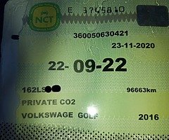 VW 1.6 diesel bluemotion September 2016 golf. - Image 4/10