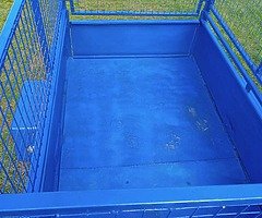 6x4 caged with drop sides single axle trailer - Image 4/6