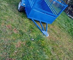 6x4 caged with drop sides single axle trailer - Image 6/6