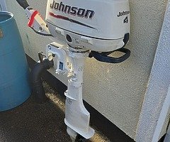 4-stroke  outboard  Johnson-4 hp - Image 4/7