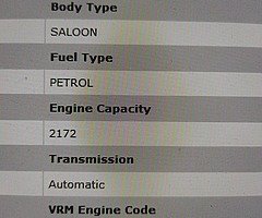 BMW E39 2.2 Engine with auto box