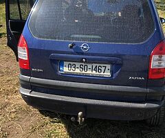 Opel zafira 7 seater