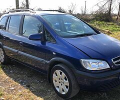 Zafira diesil 7 seater taxes ncted