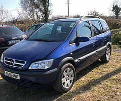 Zafira diesil 7 seater taxes ncted