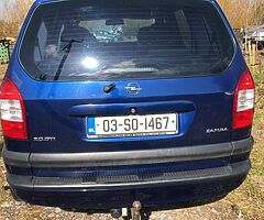 Zafira diesil 7 seater taxes ncted