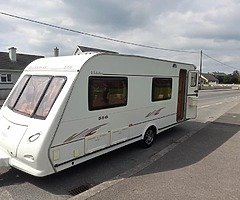 08 Eldiss caravan 6 berth & Full Awning