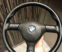 BMW E30 
Mtech 2 steering wheel