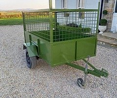 Steel car trailer