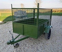 Steel car trailer