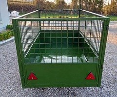 Steel car trailer