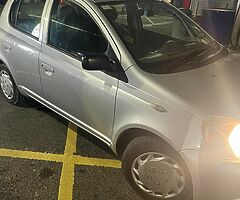 2002 Toyota yarris nct+tax