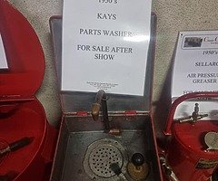 Champion spark plug units and various new parts for restoration