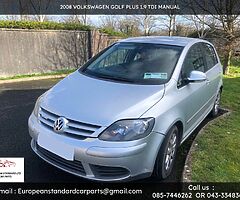 2008 VOLKSWAGEN GOLF PLUS 1.9 TDI FOR BREAKING!