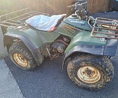 Kawasaki 300 4x4 quad
