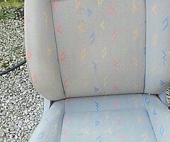 Caddy drivers seat