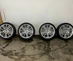 Mv3 5x120 bmw alloy wheels (genuine alloys)