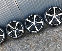 19” 5x100 alloys for sale