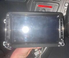 Touch screen radio