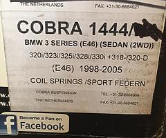 E46 saloon lowering springs