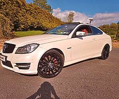 Mercedes c250 AMG sport 2.2 Diesel C63 conversion RED leather - Father Ted DVD included