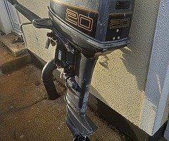 2-stroke  outboard  Suzuki-20 hp - Image 8/9