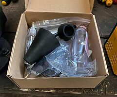 Smoke leak detector for vehicles with a boost leak or intake manifold leak