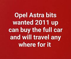 Opel Astra parts wanted