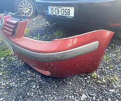 Bora front bumper and grill
