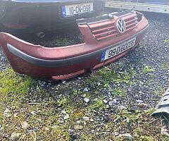 Bora front bumper and grill