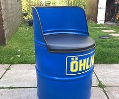 Onlins suspension oil drum seat